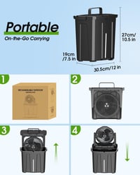 Sakerplus Portable Misting Fan