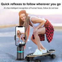 360° Rotatable Intelligent Automatic Pan-Tilt Stabilizer