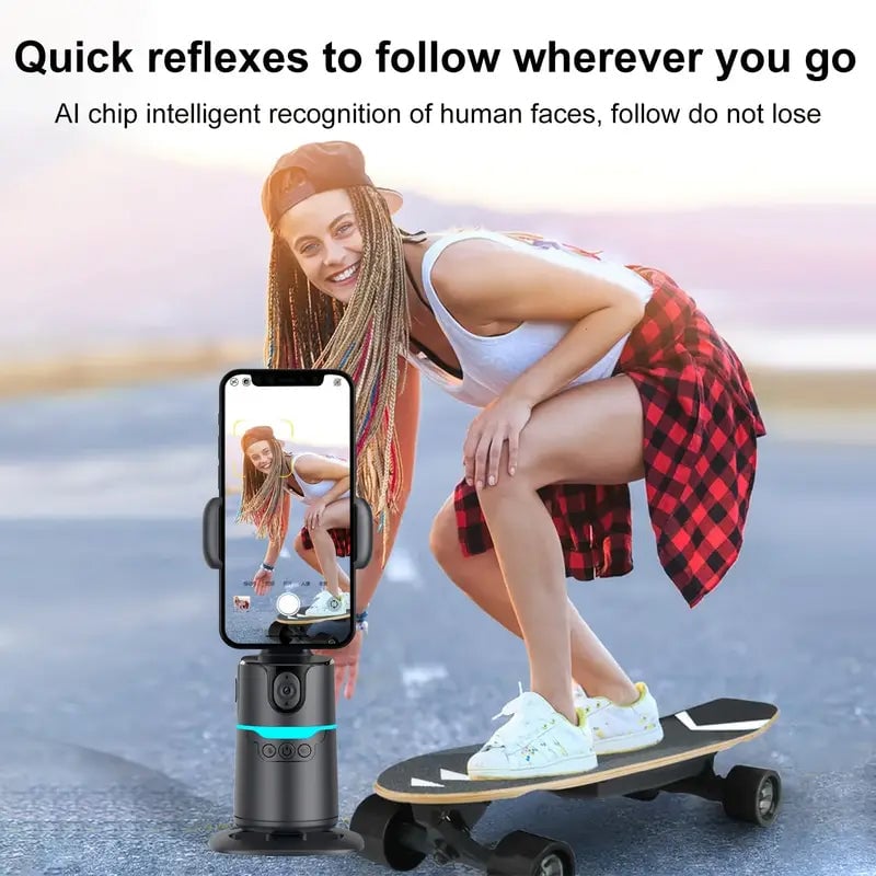 360° Rotatable Intelligent Automatic Pan-Tilt Stabilizer
