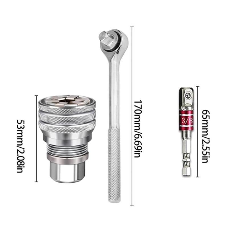 Multifunctional Universal Socket Wrench Tool