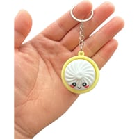 Light-Up Squeezable Steamed Bun Keychain