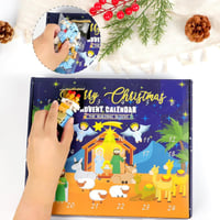 2025 Nativity Advent Calendar – 24-Day Building Block Set Christmas Countdown Gift