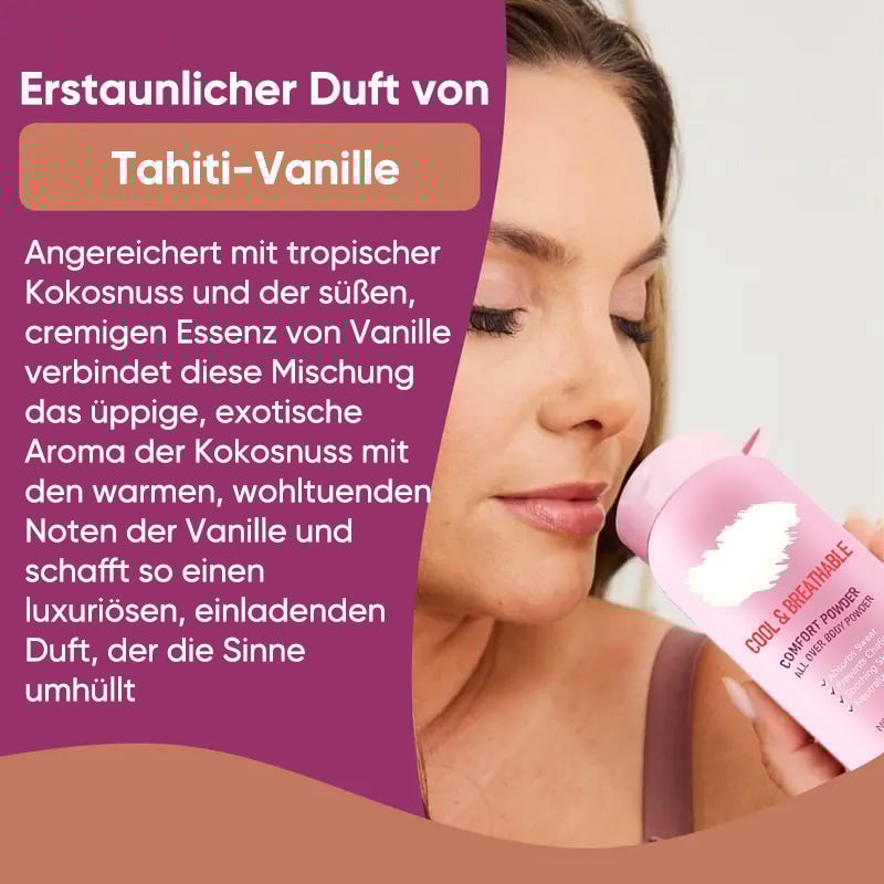 Antitranspirant Körperpuder