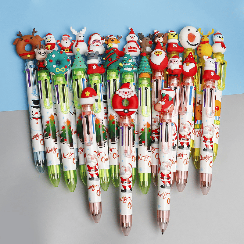 Christmas Cartoon Multi-color Creative Ballpoint Pen
