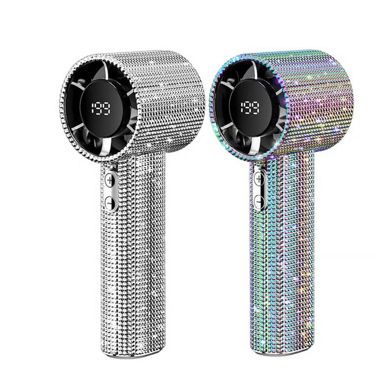 Sakerplus Luxury Rechargeable Handheld Turbo Fan