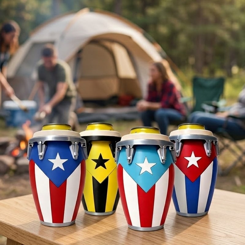 Conga-Style Can Holder