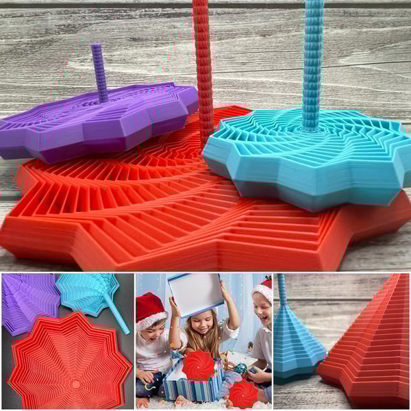 New 3D Printed Handheld Star Sensory Fidget Toy