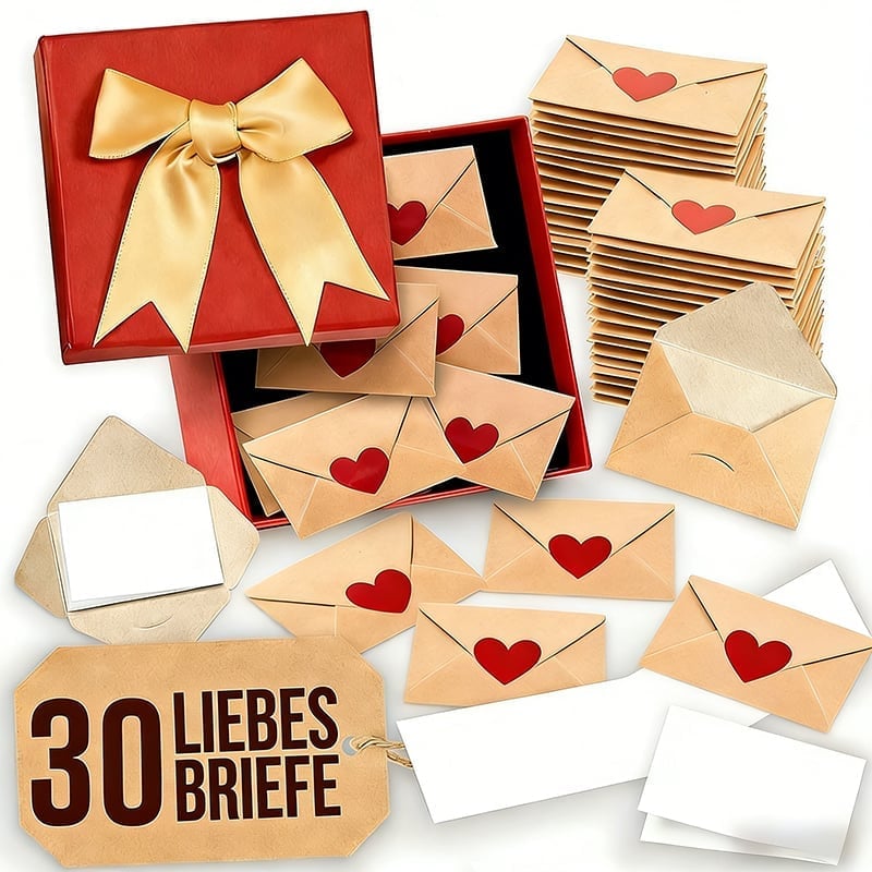 Mini-Umschläge mit leeren Karten