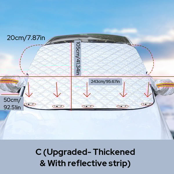 Magnetic Anti-snow Car Cover
