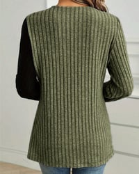 Blouse Kantdetail Slim Fit