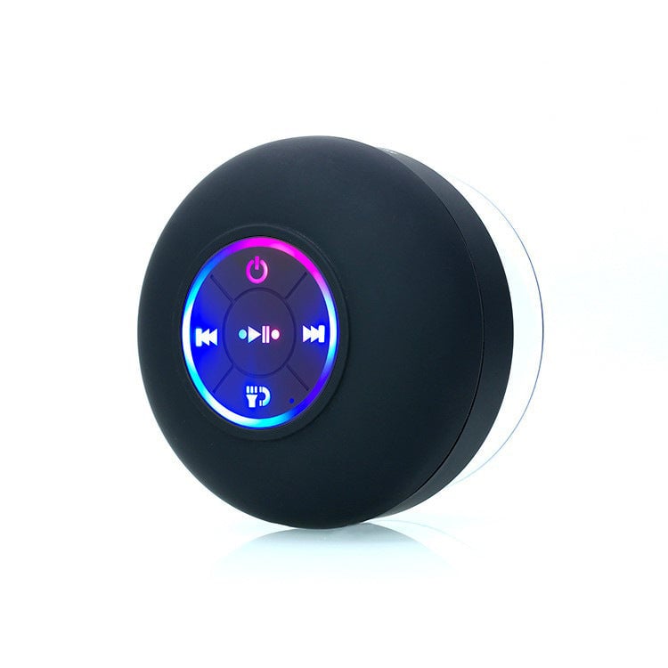 Mini Bluetooth Shower Speaker With Led Light