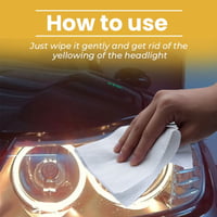 Headlight Restoration Wipes Kit