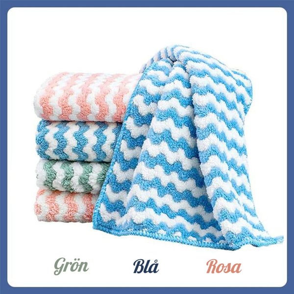Mikrofiber diskhandduk (3st)