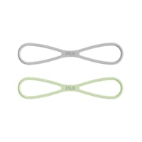 New 8-Shaped Silicone Resistance Band with Massage Grip