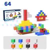 Magnetic Blocks Set for Toddlers & Kids