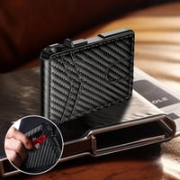 Men's RFID Anti-theft Metal Card Holder