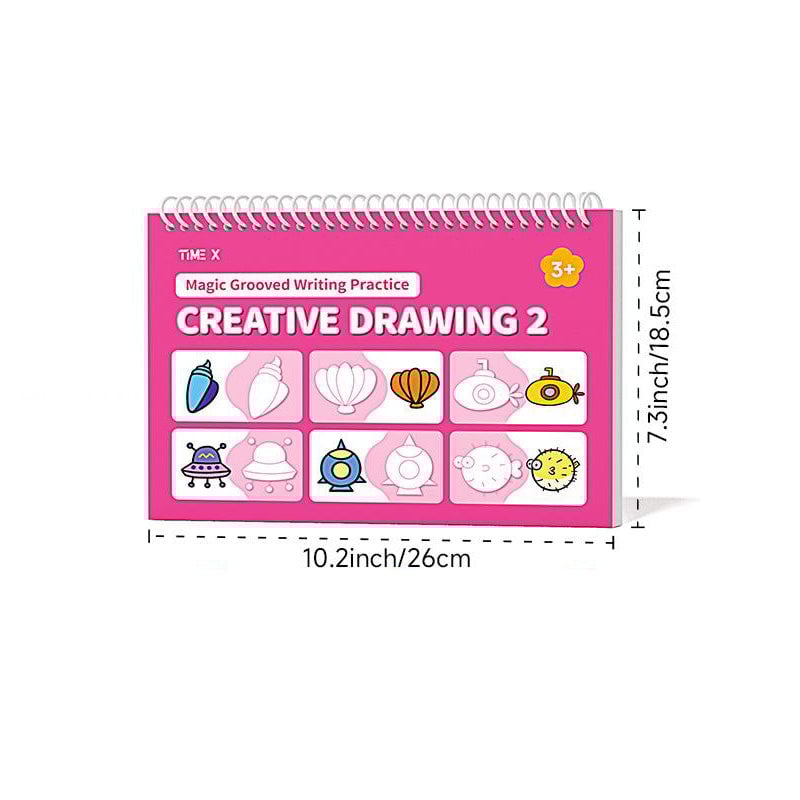 Reusable Grooved Handwriting Workbook