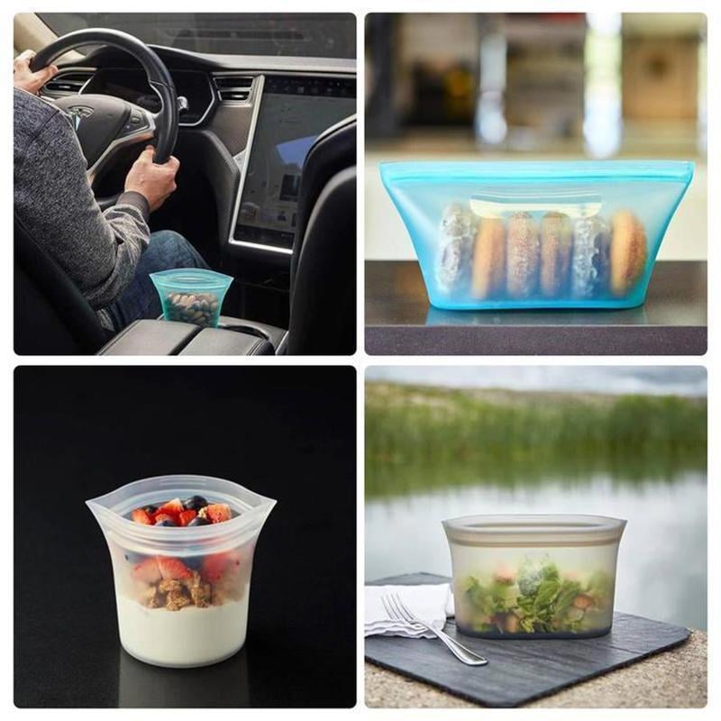 Multifunction Zip Lock Leakproof Containers
