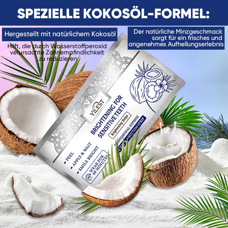 Kokos-Minze Aufhellungsstreifen