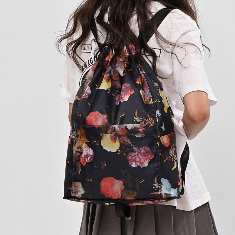 Ethnic Style Drawstring Shoulder Bag