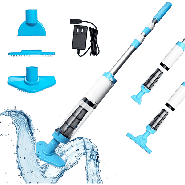 3in1Cordless Rechargeable Powerful Motor Swimming Pool Vacuum Cleaner