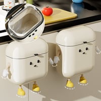Cartoon Wall-Mounted Trash Bin
