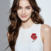 VE Day 80th Anniversary Poppy Brooch