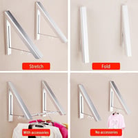 Folding Retractable Clothes Rack