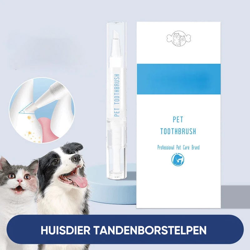 Nieuwe verbeterde tandenborstelpen voor huisdieren