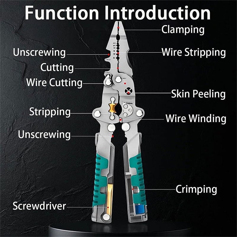 Sakerplus Multi-function Electrician's Pliers Set