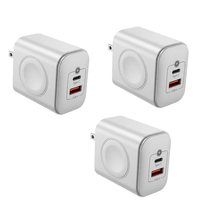 3-in-1 GaN Magnetic Wireless Charger & Fast Charging Block