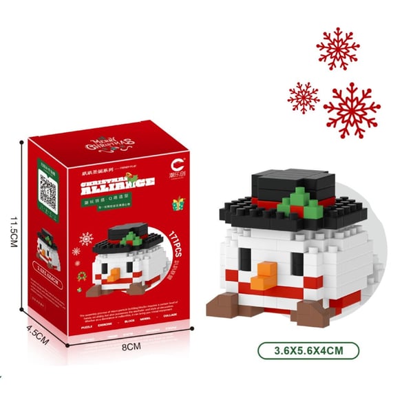 Cartoon Doll Building Block Set – Micro-Particle Assembly Toys for Kids