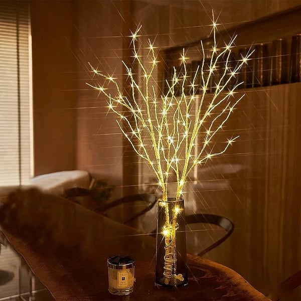 Simulated LED Birch Branch Light
