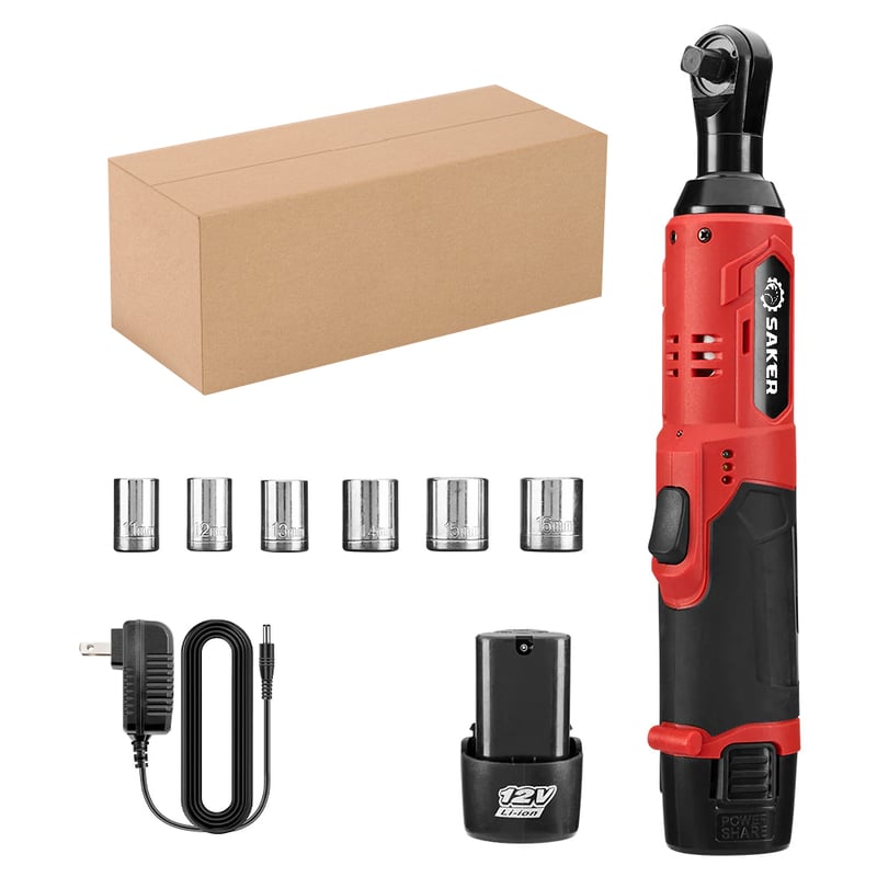 Sakerplus® 3/8" Cordless Electric Ratchet Wrench