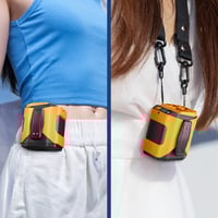 Outdoor digital display waist fan