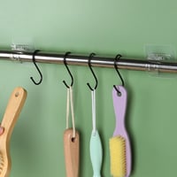 Transparent Hanging Rod Clip