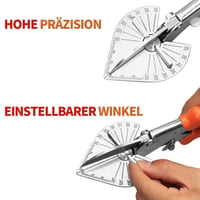 Einstellbare Gehrungsschere Winkelschere 45-135 Grad