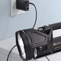 Sterke multifunctionele LED-zaklamp voor buiten