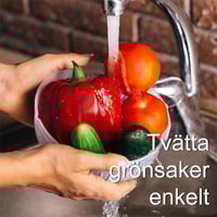 Salladsskärare med citronpress, sallad på 60 sekunder, grön