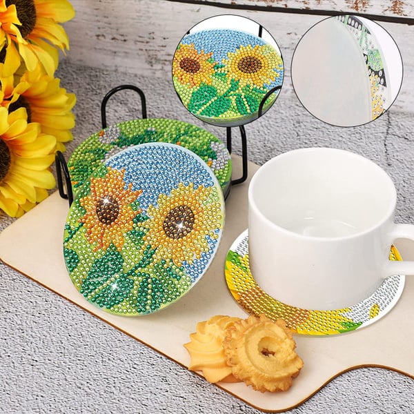 DIY Diamond Painting Coasters