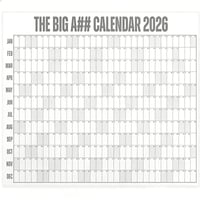 Oversized Wall Calendar