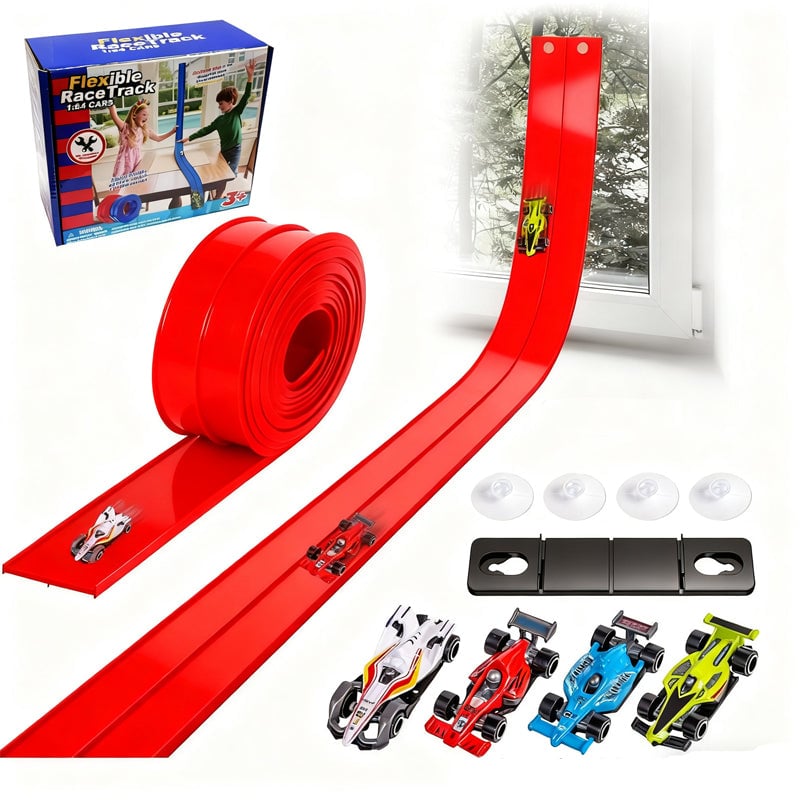 DIY Dual-Lane PVC Car Track