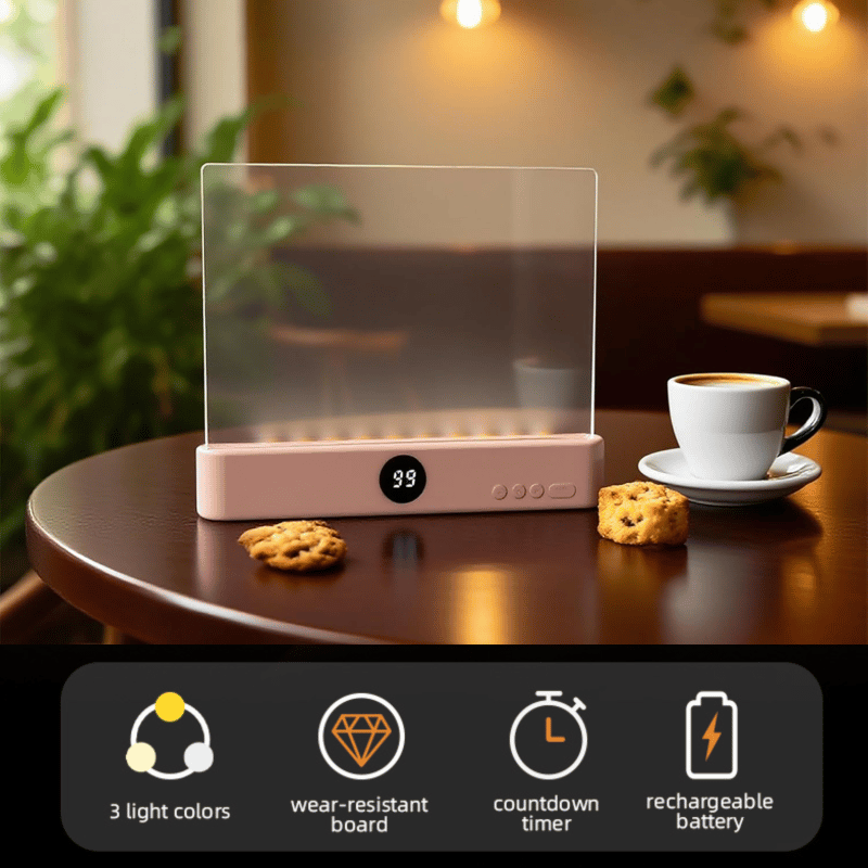 LED-Panel-Leselampe mit Timer