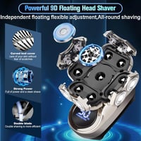 Sakerplus 6-in-1 Bald Head Shaver Kit