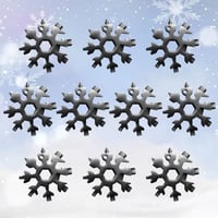 Sakerplus 18-in-1 Stainless Steel Snowflakes Multi-tool