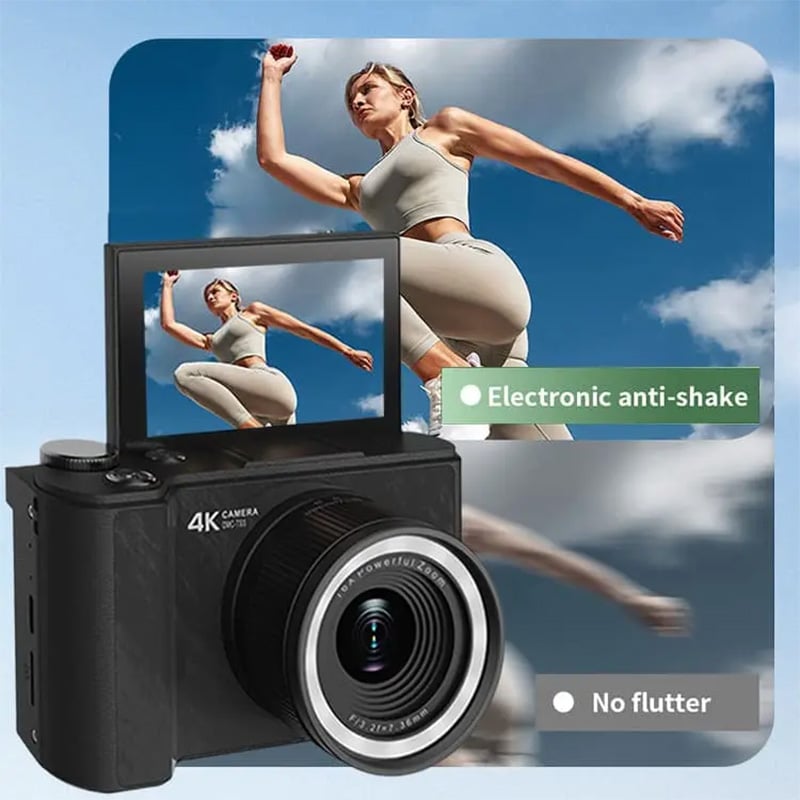 Sakerplus® 4K Mini Kids Digital Camera With Flip Screen