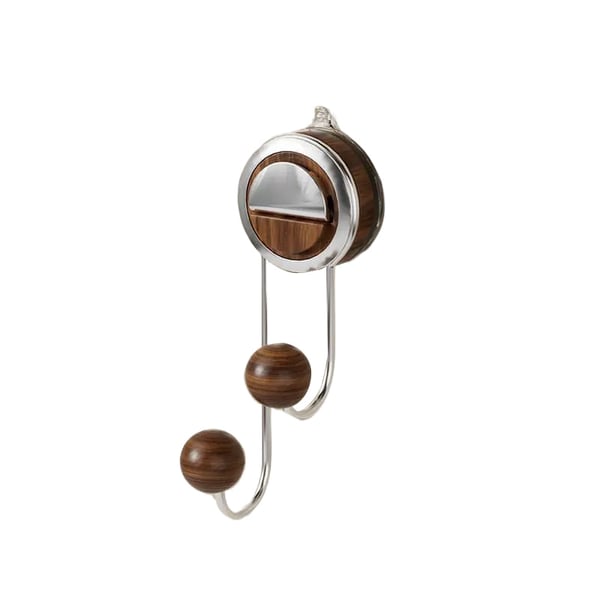 No-Drill Double Hook Suction Cup Hook