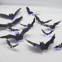 Saker 3D-Fledermaus-Design-LED-Dekoration