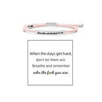 Geflochtenes, verstellbares Inspire-Armband