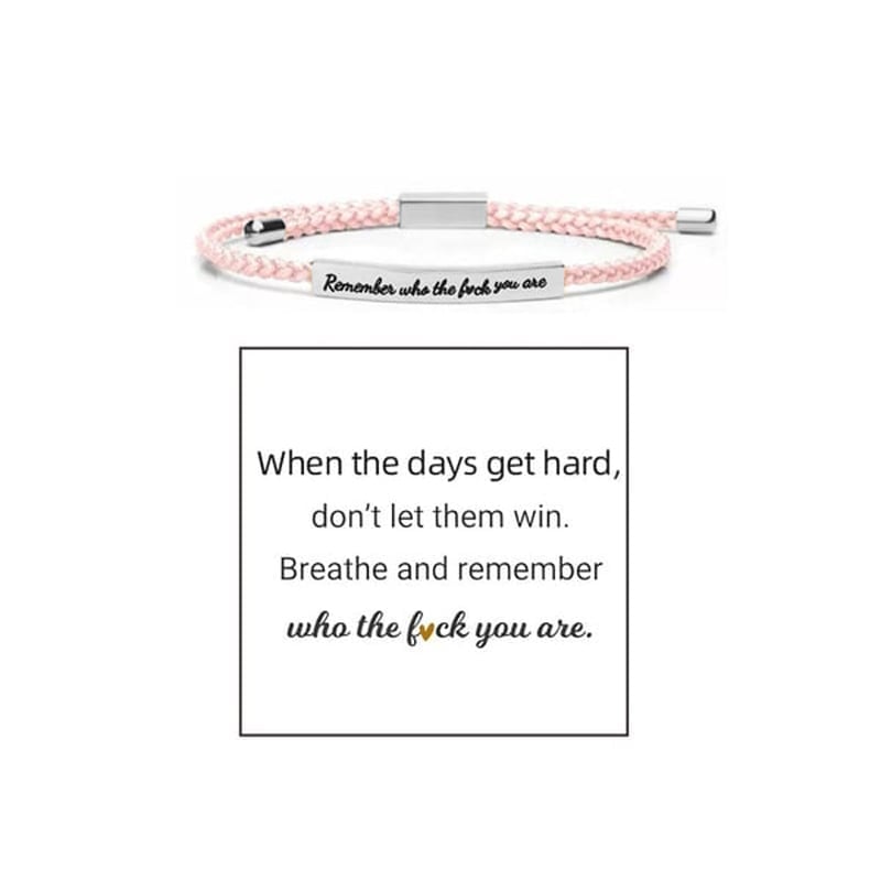 Geflochtenes, verstellbares Inspire-Armband